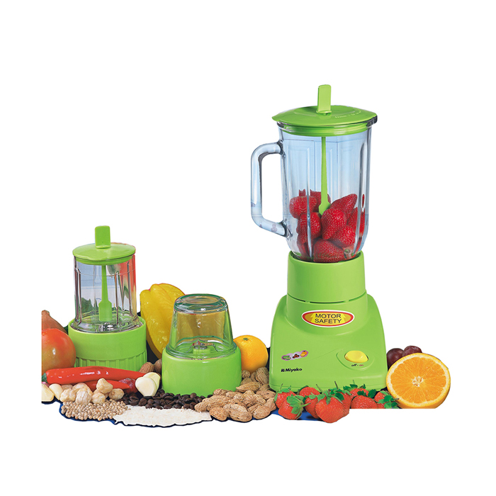 Miyako Blender Gelas 1 Liter 3in1 - BL302GSG | BL-302 GSG